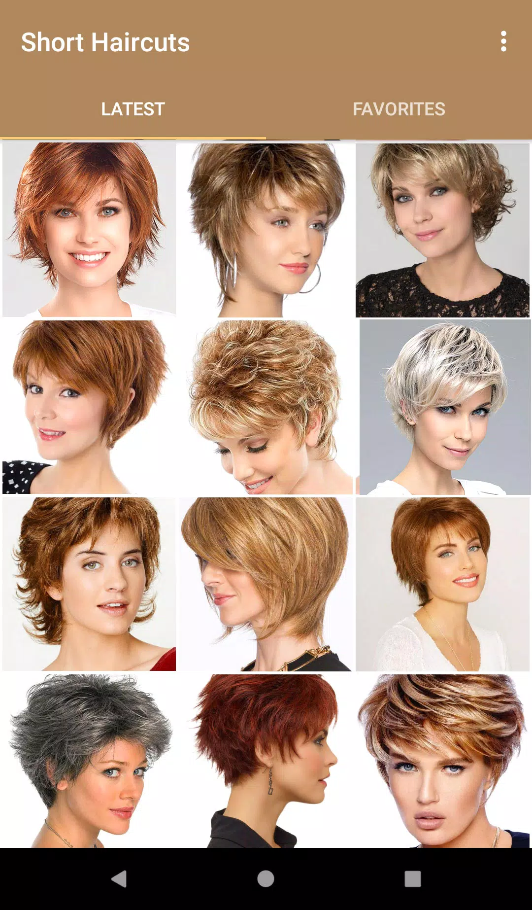 Short Haircuts Zrzut ekranu 0