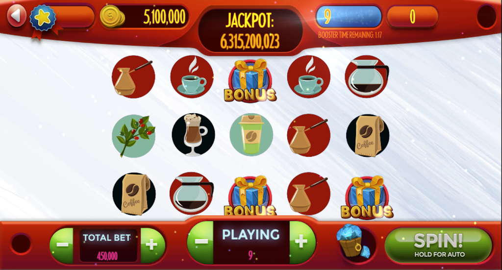 Coffee-Slot Machine Games Screenshot 1