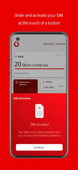 My Vodafone Oman স্ক্রিনশট 3