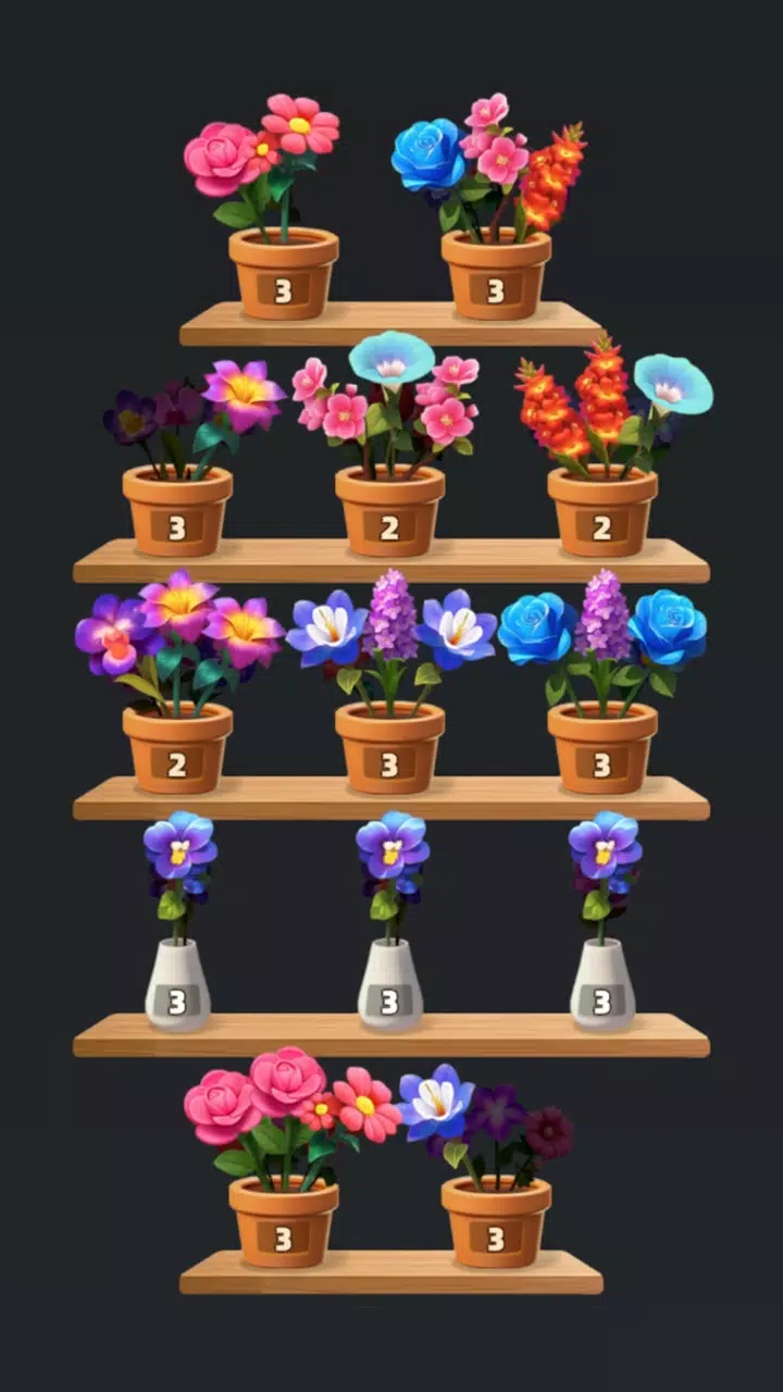 Floral Sort 3D