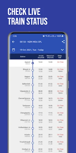 Train Ticket Booking App Schermafbeelding 2