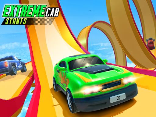 Hot Cars Fever-Car Stunt Races Ekran Görüntüsü 2