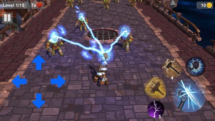 Thor Thunder Hammer: Hero Game Screenshot 1