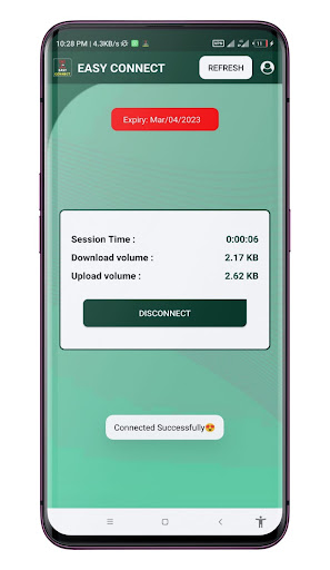 Easy Connect Social VPN Captura de pantalla 1