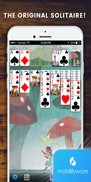 Solitaire - Classic Card Game ဖန်သားပြင်ဓာတ်ပုံ 3