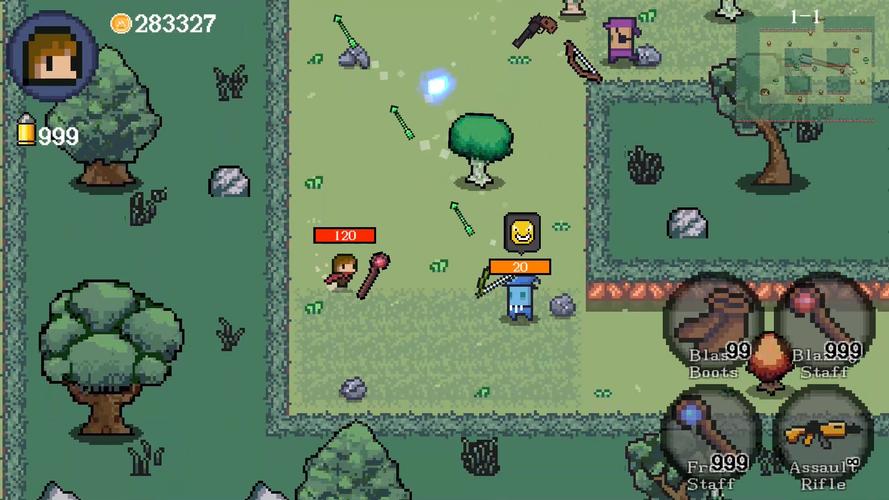 Tiny Warrior - Pixel Gun Ảnh chụp màn hình 0