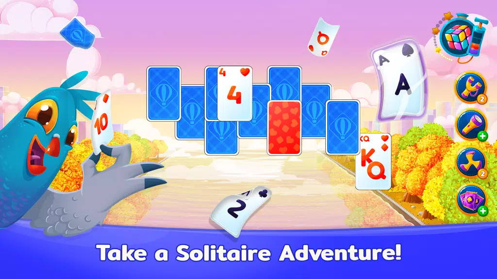 SoliTown – Solitaire Tripeaks Captura de tela 0