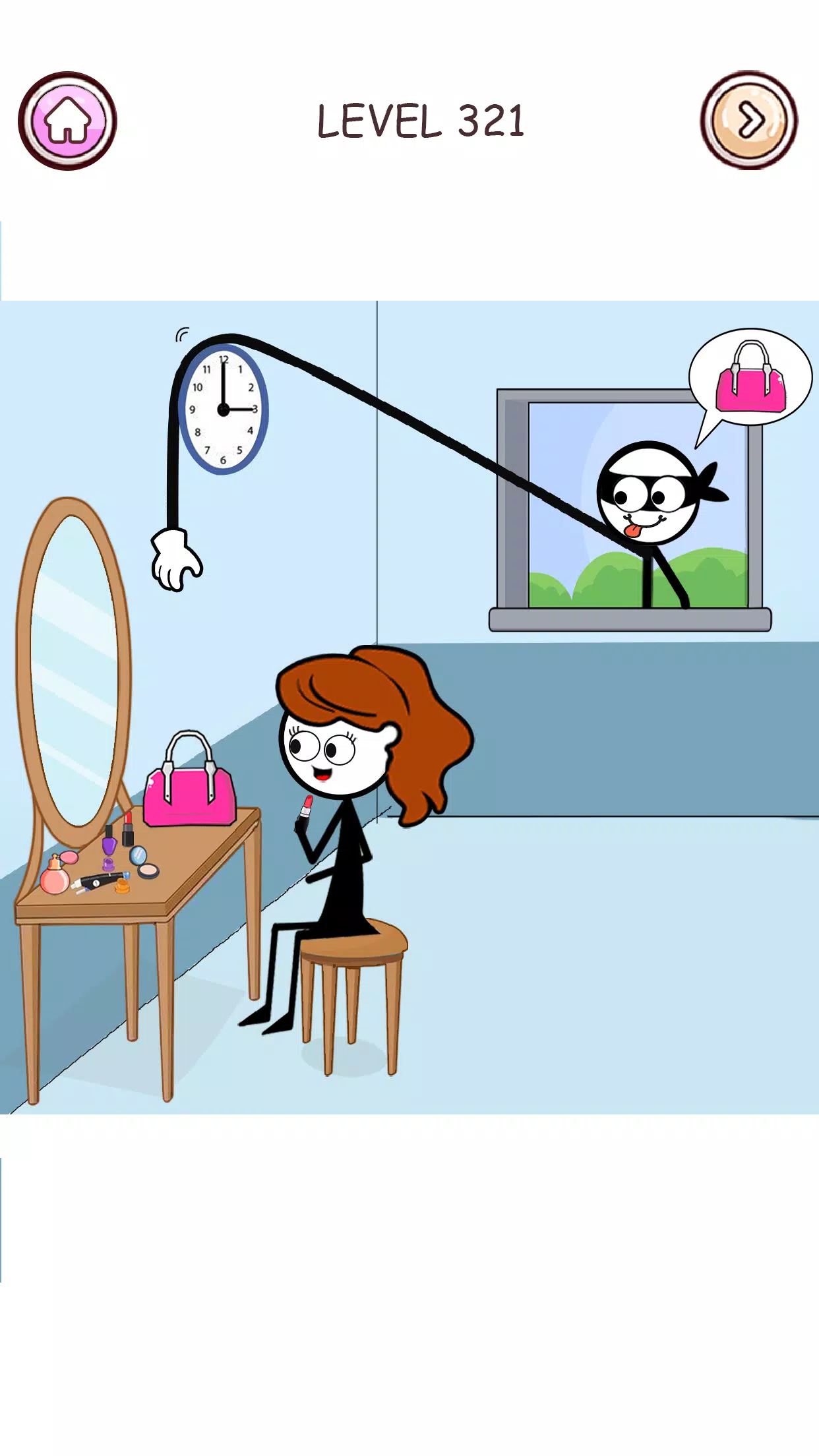 Stick Robber: Brain Puzzle Captura de pantalla 0