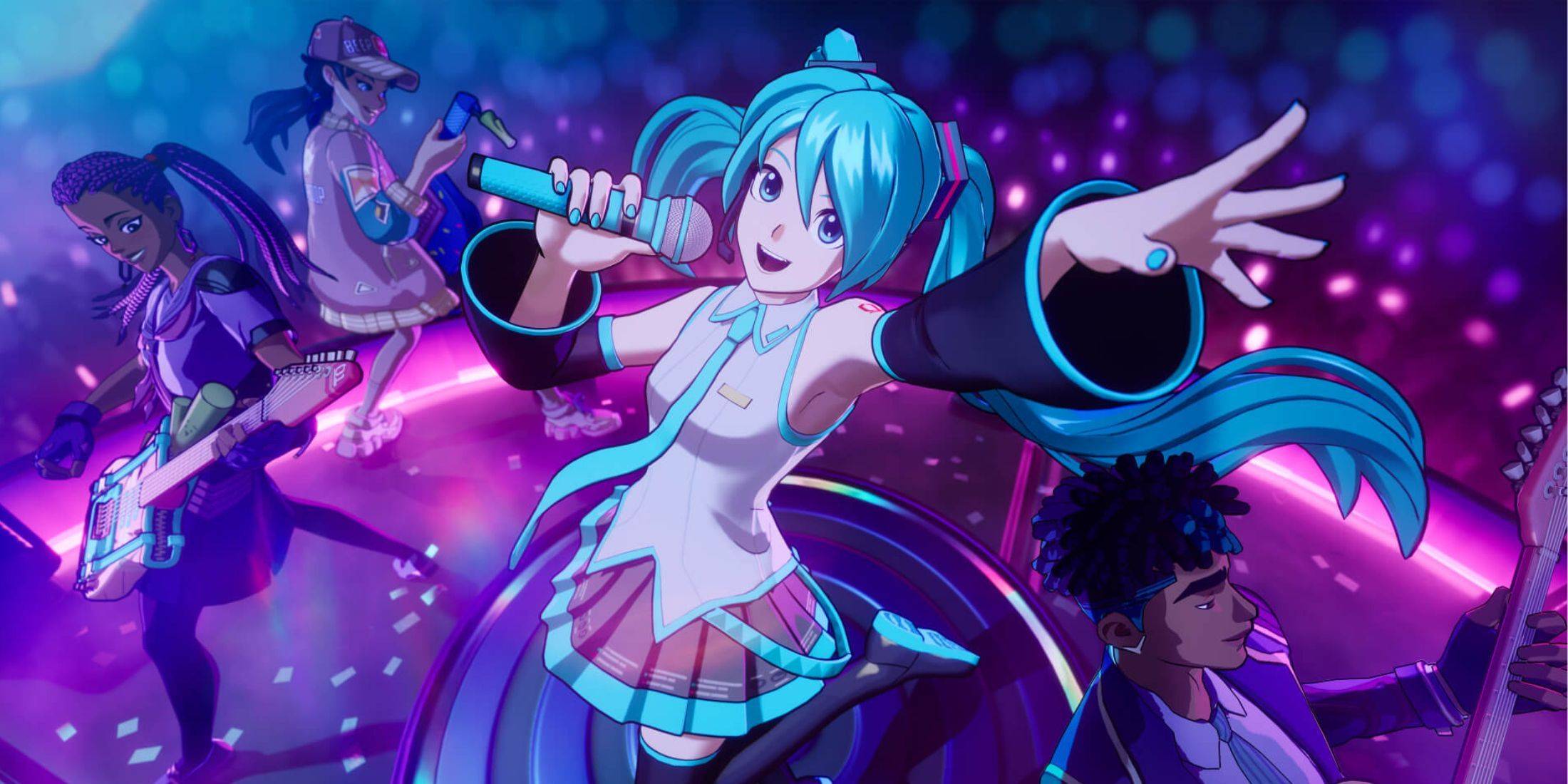 Fortnite se une con Hatsune Miku