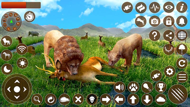 Lion Games 3D Animal Simulator Capture d'écran 2