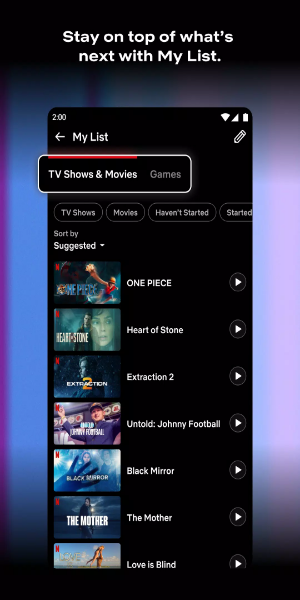 Netflix APK ဖန်သားပြင်ဓာတ်ပုံ 3