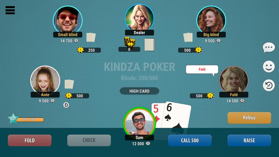 Kindza Poker Captura de tela 0