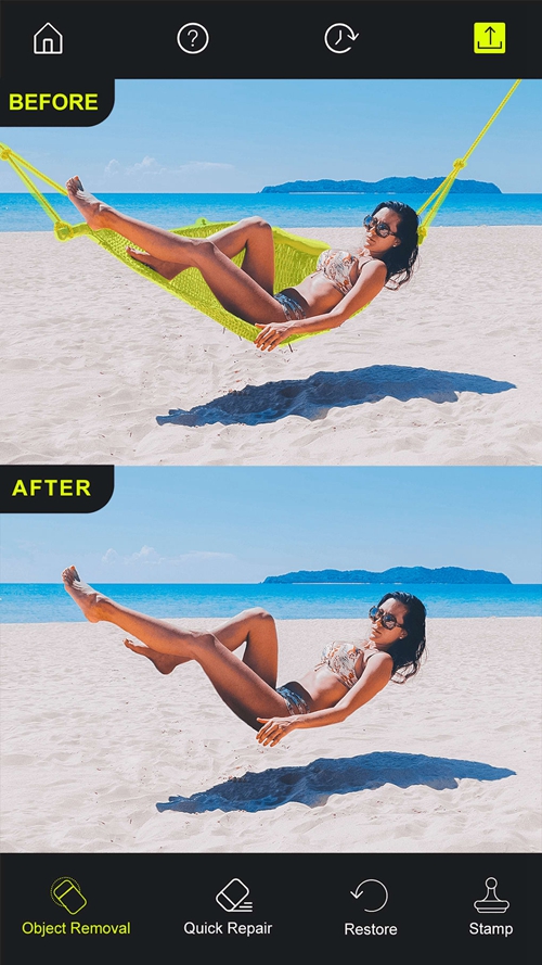 Photo Retouch ဖန်သားပြင်ဓာတ်ပုံ 1