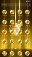 Golden Disco Vintage Theme Schermafbeelding 2