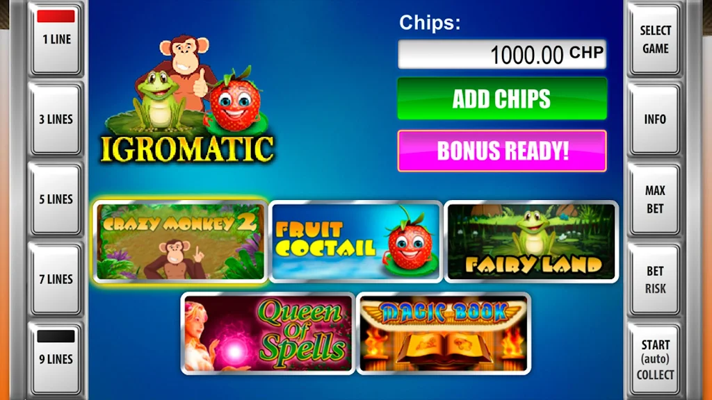 Igromatic casino slots machines Schermafbeelding 0