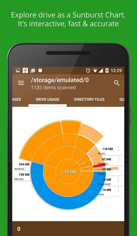 Storage Analyzer & Disk Usage Capture d'écran 1