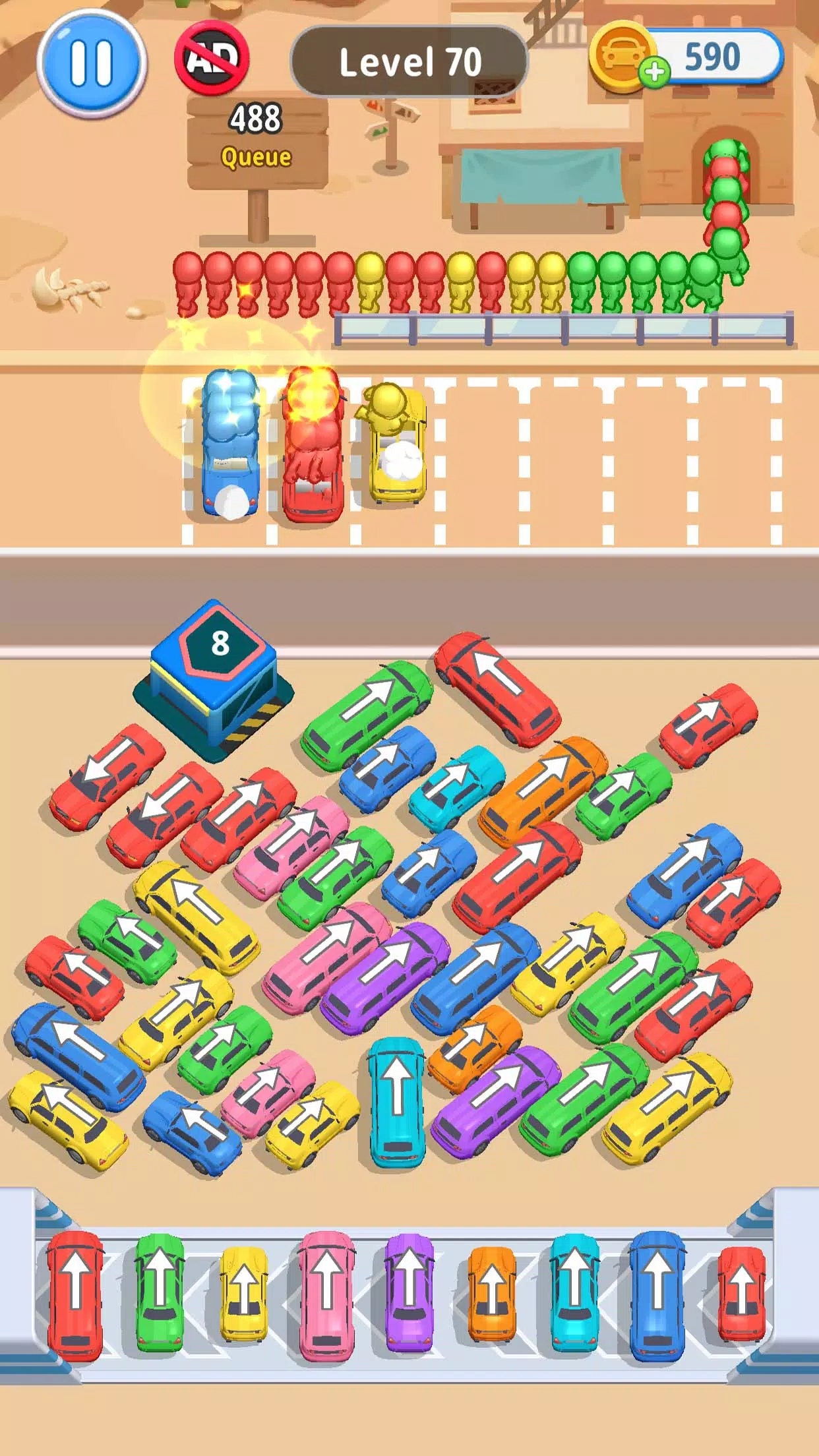 Car Jam Solver Скриншот 2