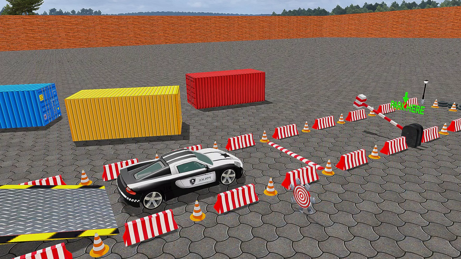 Police Car Parking Car Game 3D 스크린샷 2