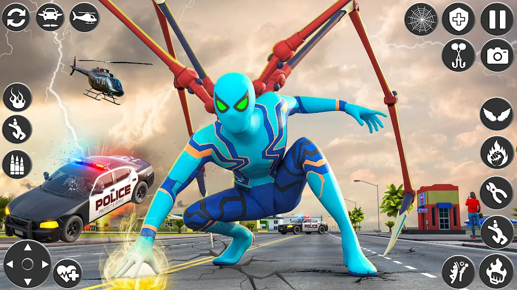 Schermata Rope Hero Game- Spider Game 3D 2