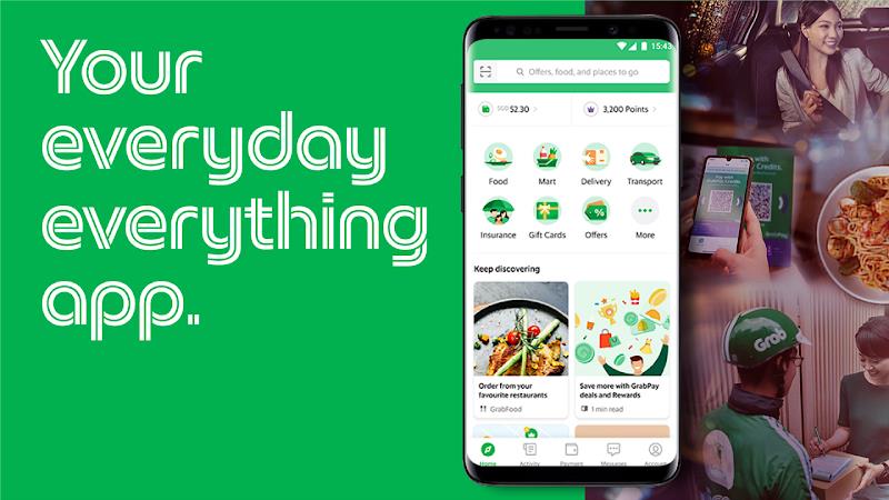 Grab - Taxi & Food Delivery स्क्रीनशॉट 0