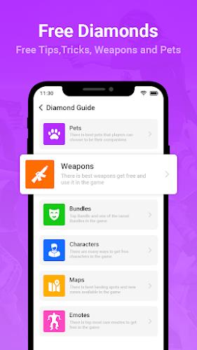 Get Daily Diamonds FFF Tips スクリーンショット 0