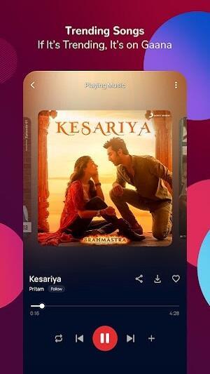 Gaana Music Mod Tangkapan skrin 1