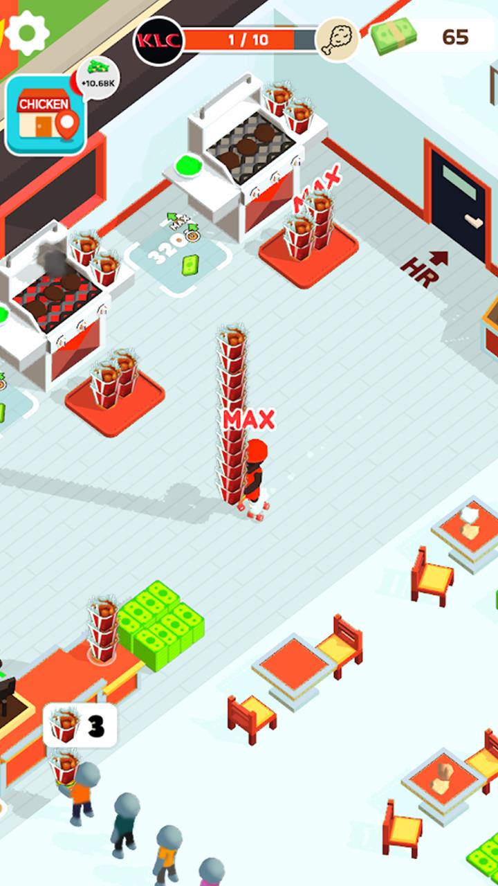 Idle Chicken- Restaurant Games Скриншот 1