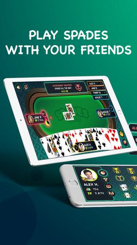 Spades - Play Online Spades Ekran Görüntüsü 0