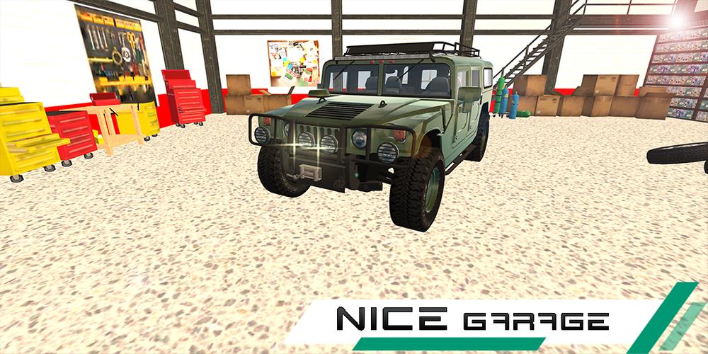 Hummer Drift Car Simulator Captura de tela 0