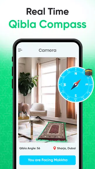 Qibla Direction: Qibla Compass Скриншот 0