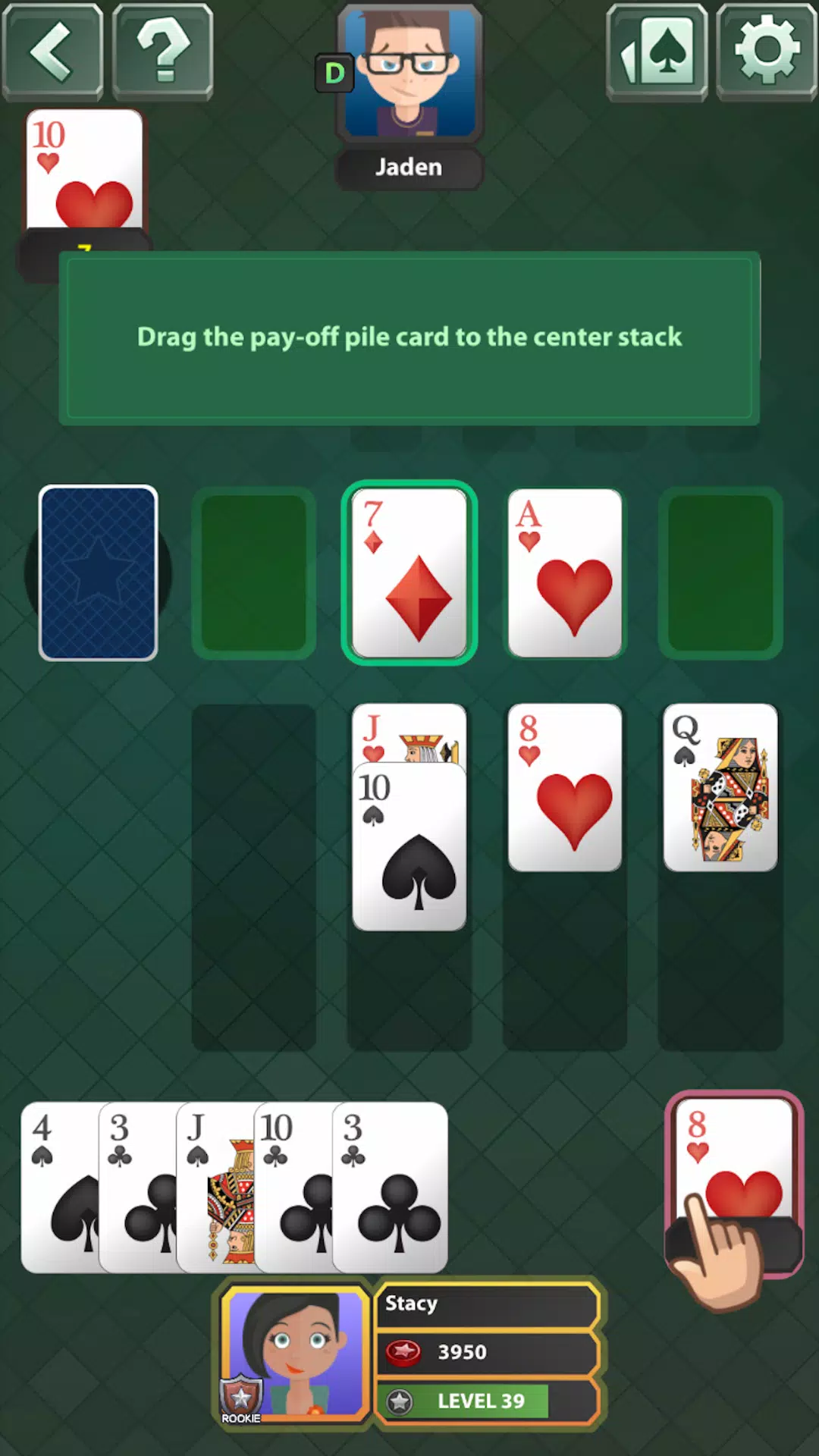 Spite & Malice - No Wifi Game Ảnh chụp màn hình 0
