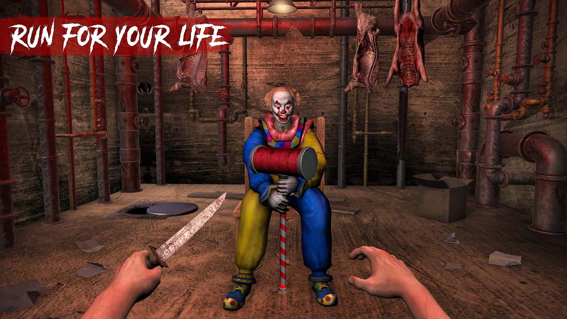 Scary Clown - Horror Game 3D Скриншот 2