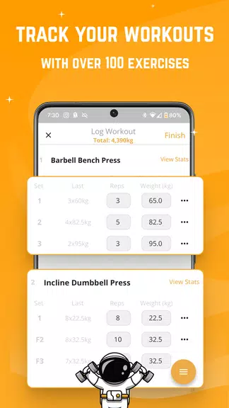 Stronger - Workout Gym Tracker Скриншот 0