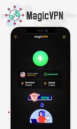 Magic VPN – VPN Fast & Secure Captura de pantalla 2