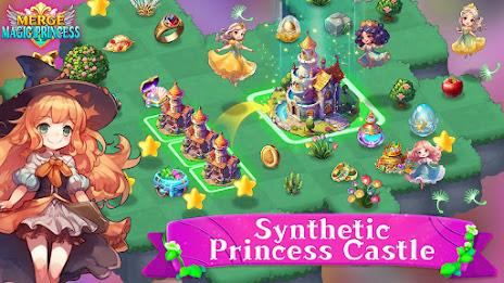 Merge Magic Princess: Tap Game Ekran Görüntüsü 1