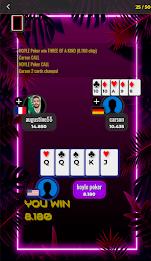 Schermata Hoyle Poker: 5 Card Online 1