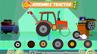 Farm Tractors Dinosaurs Games 스크린샷 2