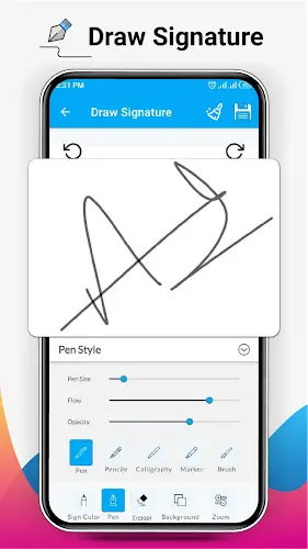 Signature Maker & Creator ภาพหน้าจอ 2