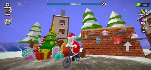 Santa Bike Master Tangkapan skrin 0