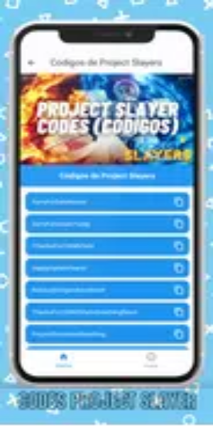 Schermata Project Slayers Codes Privados 0