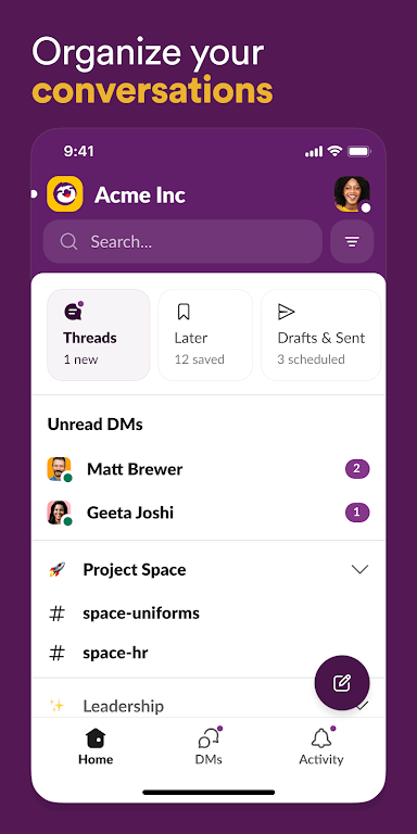 Slack 스크린샷 1