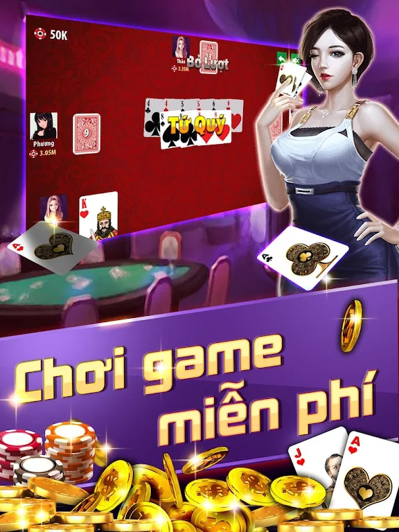 Tiến Lên: Tien len mien nam, tien len - OFFLINE應用截圖第2張