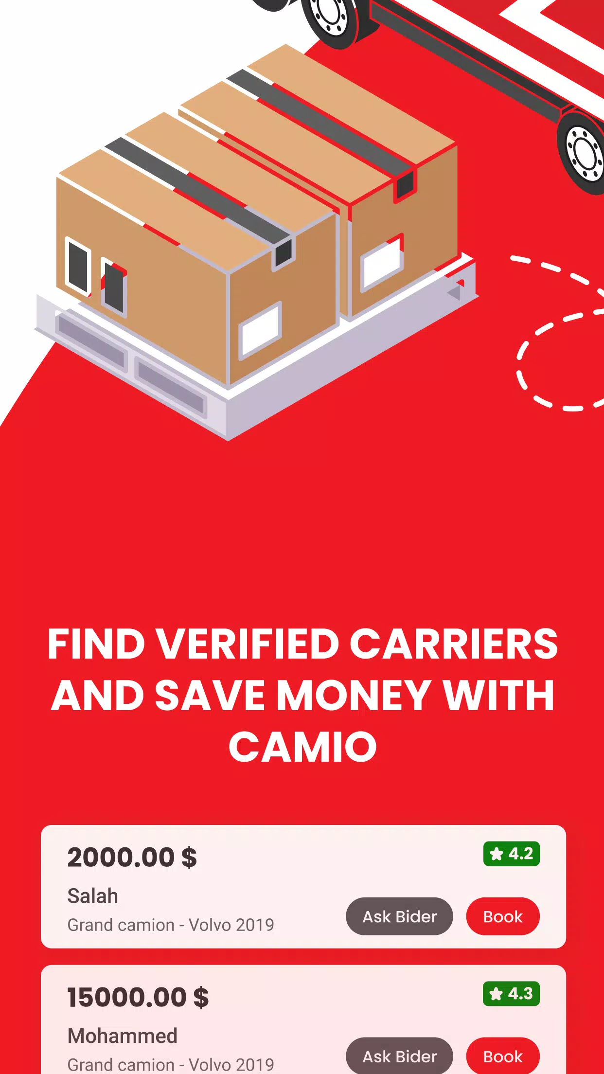 CAMIO – Transport Marchandise স্ক্রিনশট 1