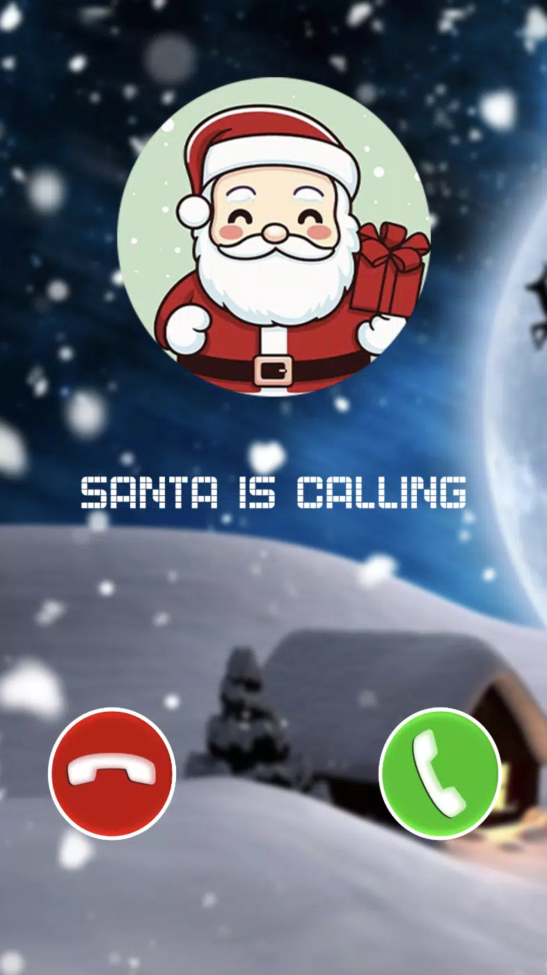 Santa Call Funny Prank Ảnh chụp màn hình 1