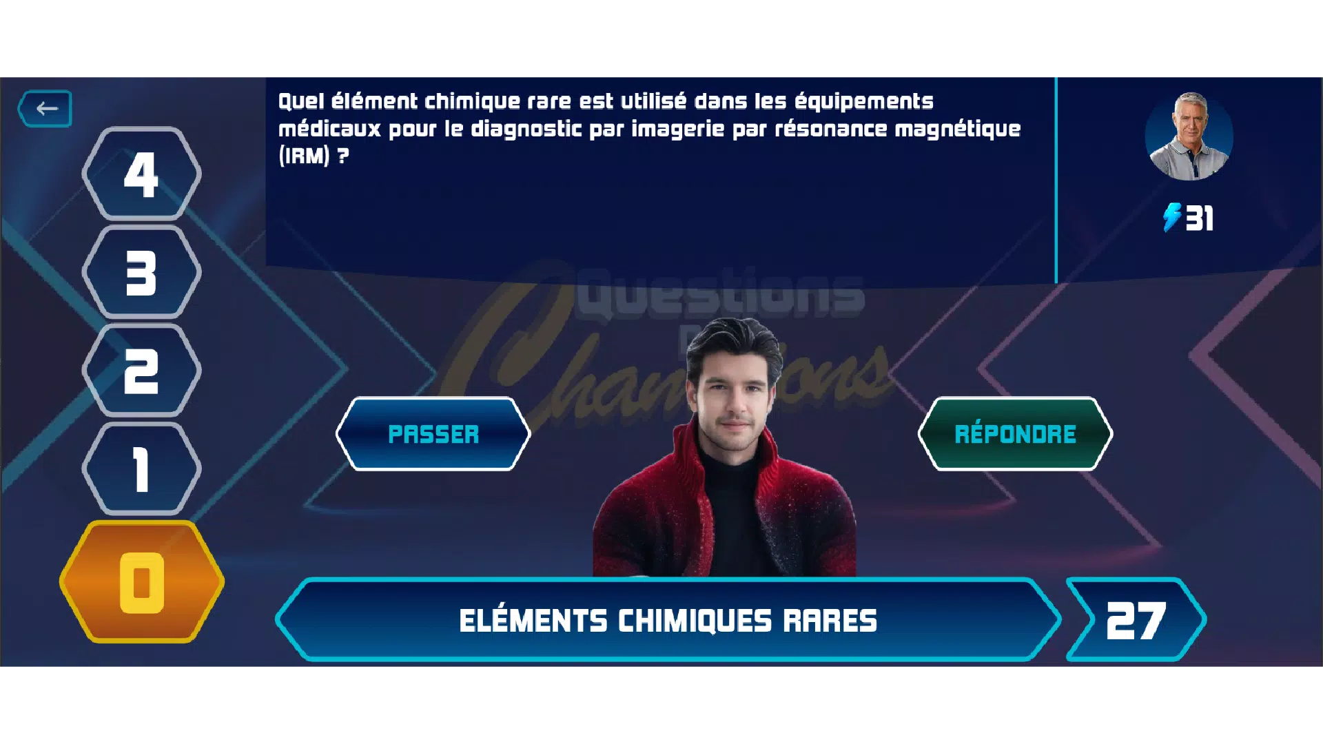 Questions De Champions Captura de tela 2