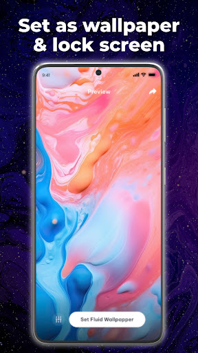 4D Wallpaper Fluid Simulation Zrzut ekranu 1