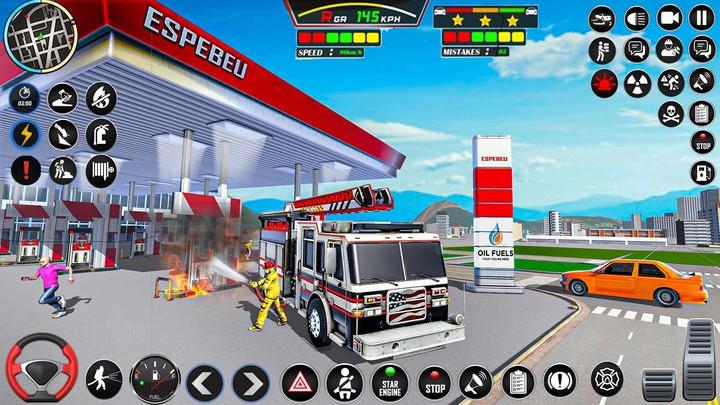 Firefighter: FireTruck Games Tangkapan skrin 3