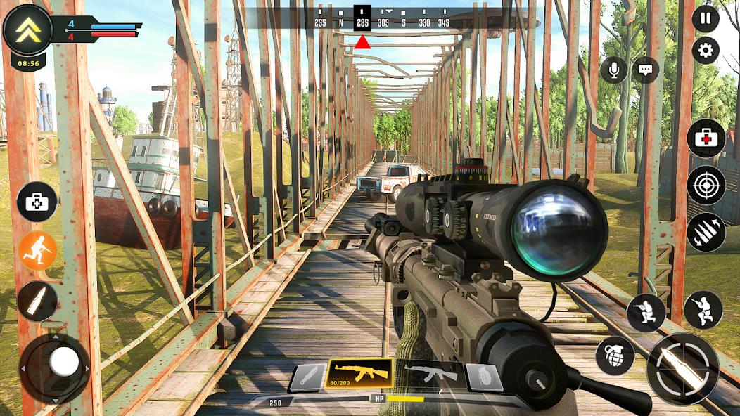 Sniper Game: Shooting Gun Game Mod Capture d'écran 0