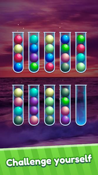 Ball Sort Puzzle Color Sort Mod ဖန်သားပြင်ဓာတ်ပုံ 1