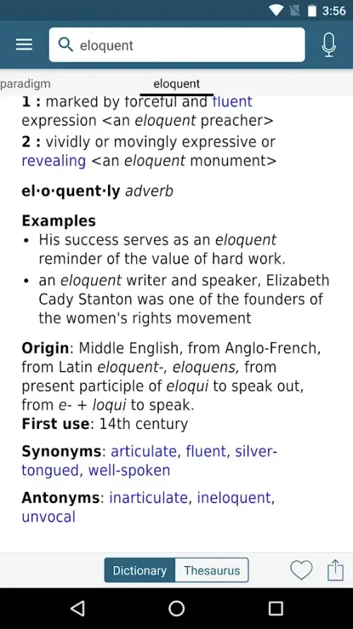 Dictionary - M-W Premium Screenshot 2